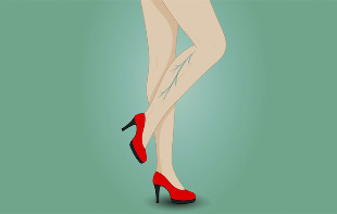 Varice pe picioarele unei femei